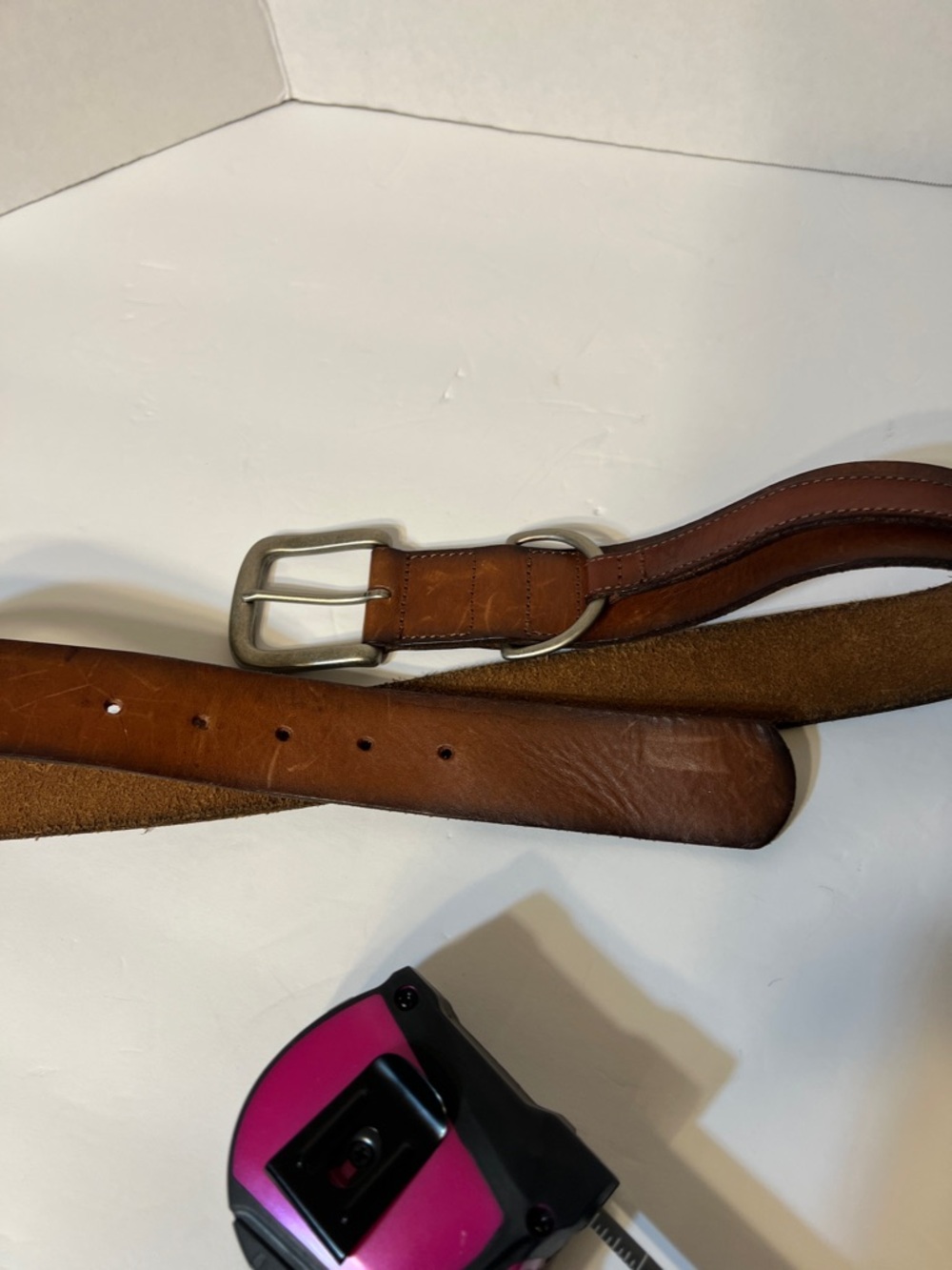American Eagle Outfitters Womens Leather Belt Brown Size Small - Picture 9 of 12